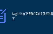 gitlab下载的项目放在什么位置