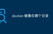 docker.镜像在哪个目录