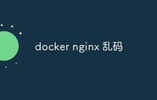 docker nginx 乱码怎么解决