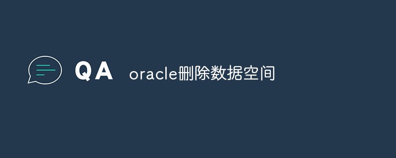 How to delete data space in oracle