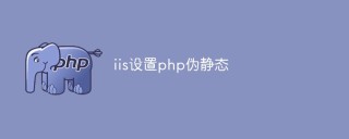 IIS设置PHP伪静态：实现URL友好和SEO优化