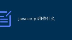 深入探讨JavaScript用作什么