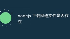 nodejs怎么判断下载网络文件是否存在