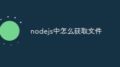 nodejs中怎么获取文件