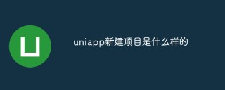 uniapp新建项目是什么样的