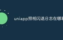 uniapp照相闪退日志在哪看