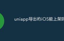 uniapp导出的iOS应用能上架吗