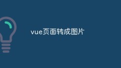 Let's talk about how vue converts pages into pictures