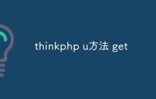 详解thinkphp中的u()方法