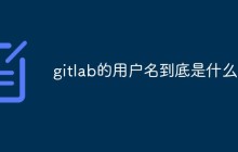 gitlab的用户名到底是什么