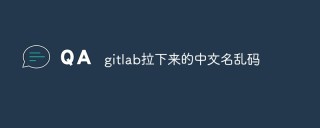 gitlab拉下来的中文名乱码怎么办
