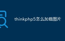 thinkphp5怎么加載圖片