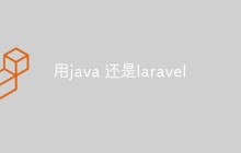一起分析用java還是laravel