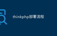 thinkphp部署流程是什么