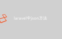 淺析laravel中怎么實現(xiàn)json方法
