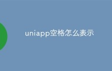 uniapp空格怎么表示(两种方式)