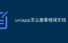 详细介绍如何在Uni-app中查看错误文档