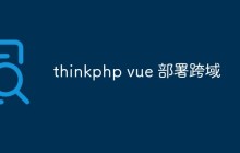 如何在ThinkPHP和Vue之間實(shí)現(xiàn)跨域