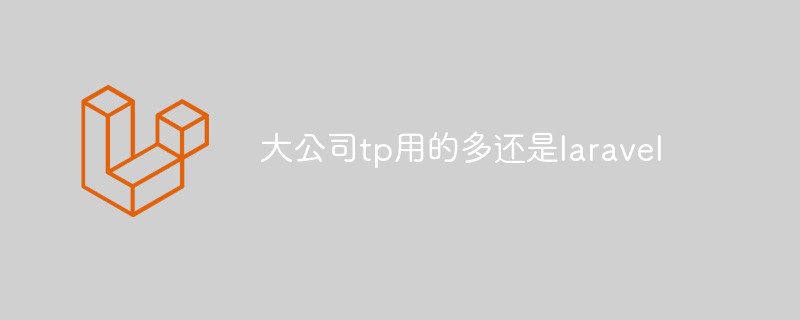 간략한 분석: 대기업에서는 TP를 더 많이 사용합니까, 아니면 laravel을 더 사용합니까?