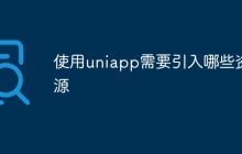 详解使用uniapp需要引入哪些资源