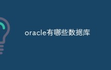 oracle有哪些数据库