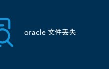 oracle 文件丢失怎么办