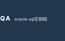 Oracle SQL和其他SQL有什么不同之处
