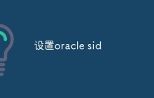 怎么设置oracle sid