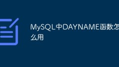 MySQL에서 DAYNAME 함수를 사용하는 방법