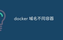 Docker实现域名不同的容器之间的通信的方法