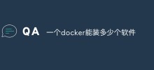 Wie viele Software kann in einem Docker installiert werden?