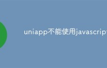 深入探讨Uniapp为什么不能使用JavaScript