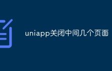 如何在uniapp开发中关闭中间几个页面