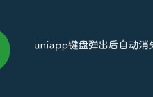 如何解决uniapp键盘弹出后自动消失的问题