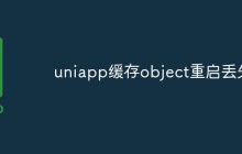 uniapp缓存object重启丢失怎么回事