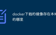docker下载的镜像存在本地的哪里