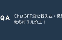 ChatGPT没让我失业，反而让我多打了几份工！
