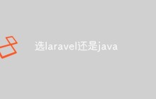 一起聊聊選laravel還是java