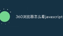360浏览器怎么看javascript代码