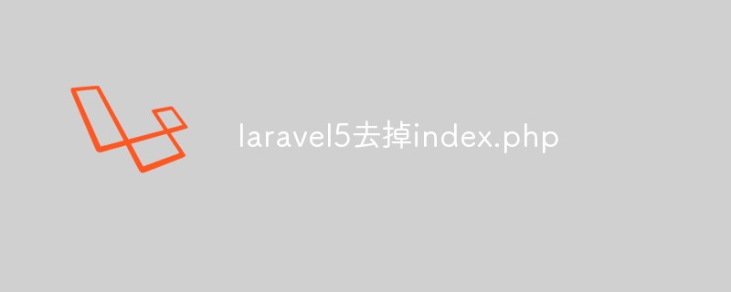 laravel5에서 index.php를 제거하는 방법