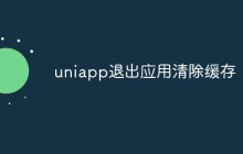 uniapp怎么实现退出应用清除缓存