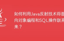 如何利用Java反射技術(shù)將面向?qū)ο缶幊毯蚐QL操作聯(lián)系起來？