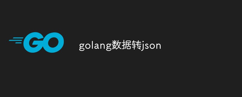 golangデータをjsonに変換する方法