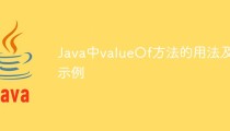 Java中valueOf方法的用法及示例