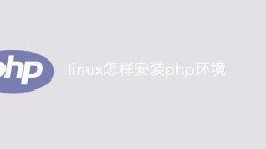 linux中怎麼安裝php環境