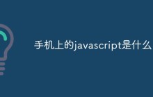手机上的javascript是什么
