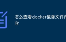 怎么查看docker镜像文件内容
