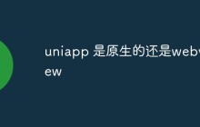 UniApp是原生的还是基于Webview的？