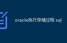实例讲解如何在 Oracle 中创建和执行存储过程