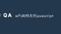wPs如何允许javascript